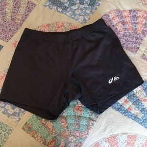 Black Asics Spandex (4 court short)